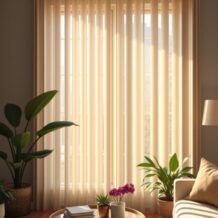 Żaluzje pionowe do salonu: kiedy sprawdzają się najlepiej i jak wybrać idealne przesłony dla prywatności i komfortu światła