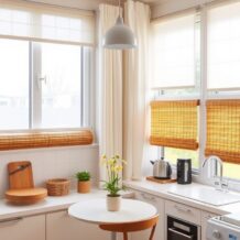 Osłony okienne do małej kuchni: jak wybrać lekkie i funkcjonalne rozwiązania oszczędzające przestrzeń oraz ułatwiające utrzymanie czystości
